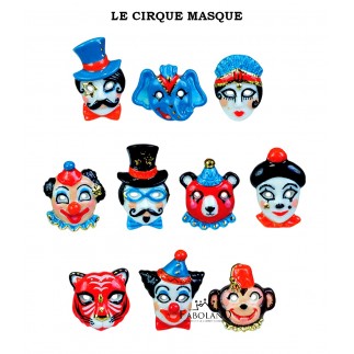 Le cirque masque - feve epiphanie FABOLAND