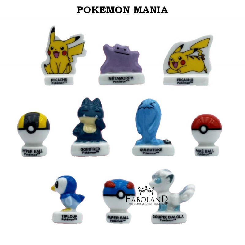 POKEMON MANIA - Boîte de 100 pièces