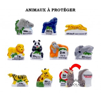 Animaux à protéger - feve epiphanie FABOLAND