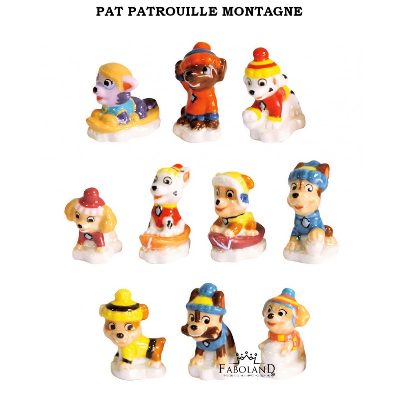 PAT PATROUILLE montagne - Boîte de 100 pièces