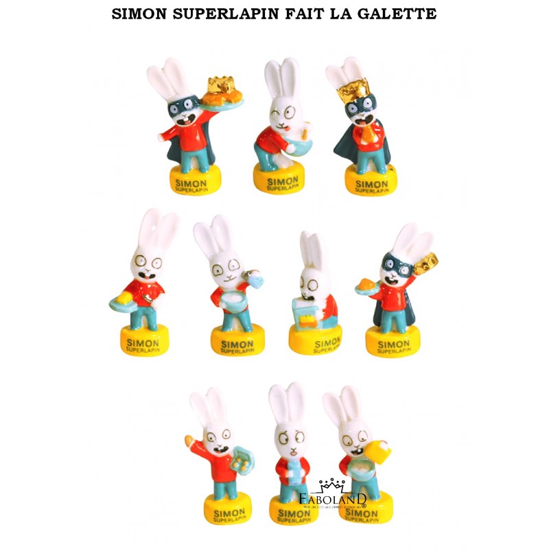 SIMON super lapin fait sa galette - feve epiphanie FABOLAND