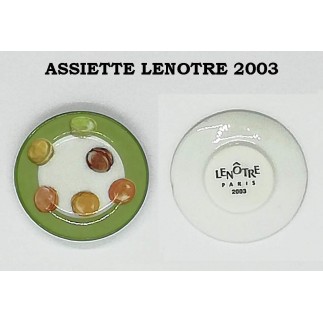 Assiette LENOTRE 2003