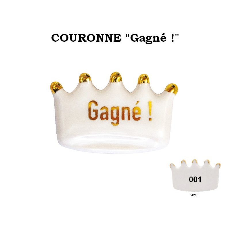 FÈVE GAGNANTE "Couronne" - epiphanie FABOLAND