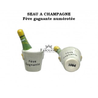 FÈVE GAGNANTE Numérotée "Seau à champagne"