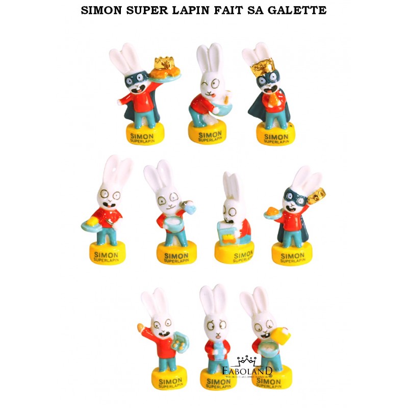 SIMON super lapin fait sa galette - feve epiphanie FABOLAND