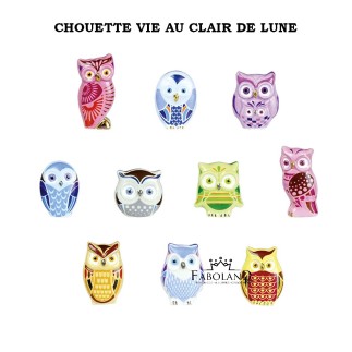 Chouette vie au clair de lune - feve epiphanie - FABOLAND