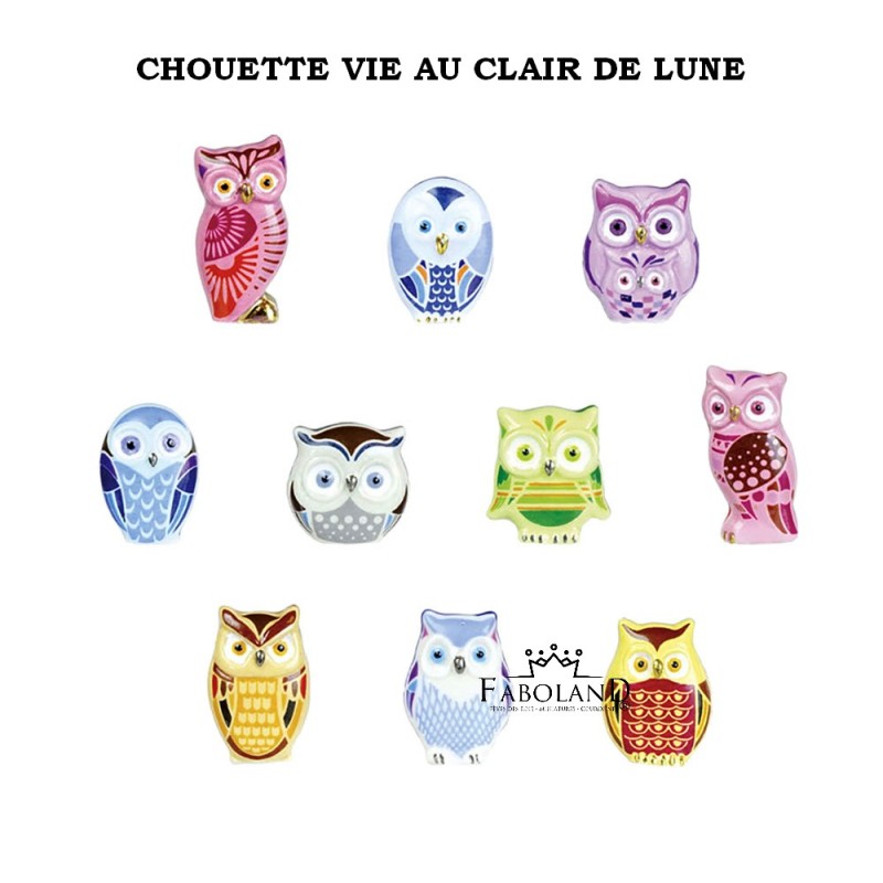 Chouette vie au clair de lune - feve epiphanie - FABOLAND