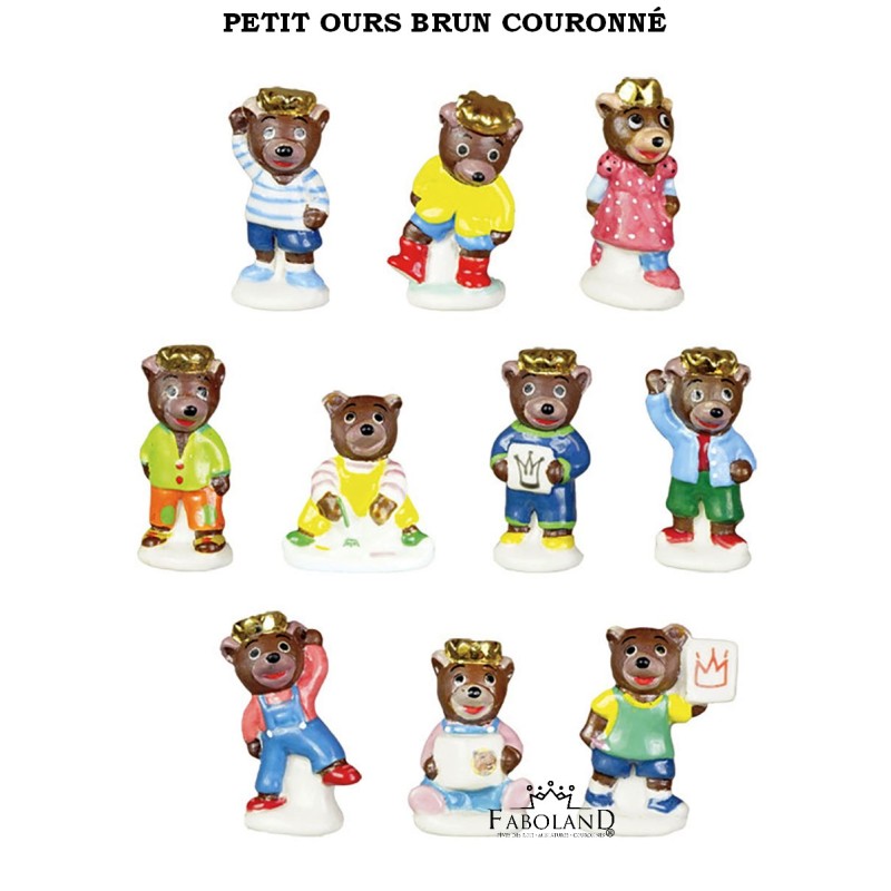 Pequeño oso pardo coronado