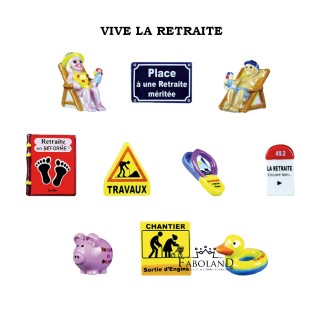 Vive la retraite - feve epiphanie - FABOLAND