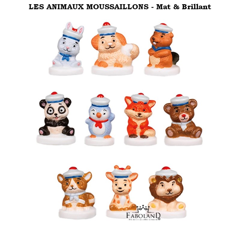 Les animaux moussaillons - fève épiphanie FABOLAND Les animaux moussaillons - fève épiphanie FABOLAND