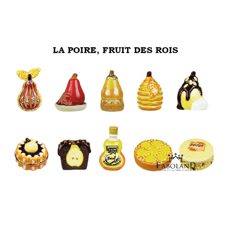 La pera, fruta de los reyes - caja de 100 piezas