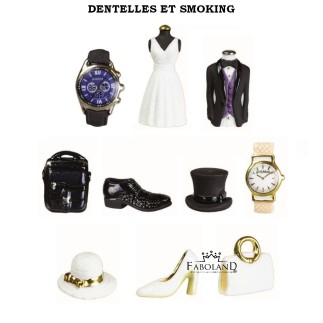 Dentelles et smoking - Boîte de 100 pièces
