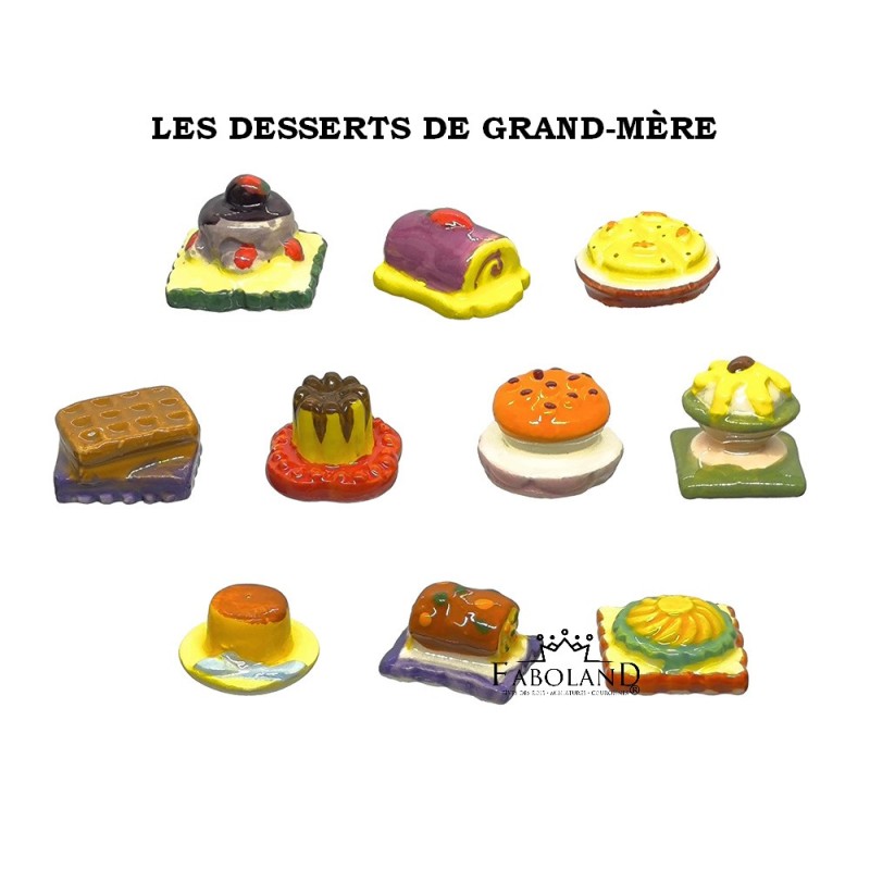 Les desserts de grand-mère - Boîte de 100 fèves