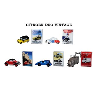 Citroën duo vintage - Boîte de 100 pièces