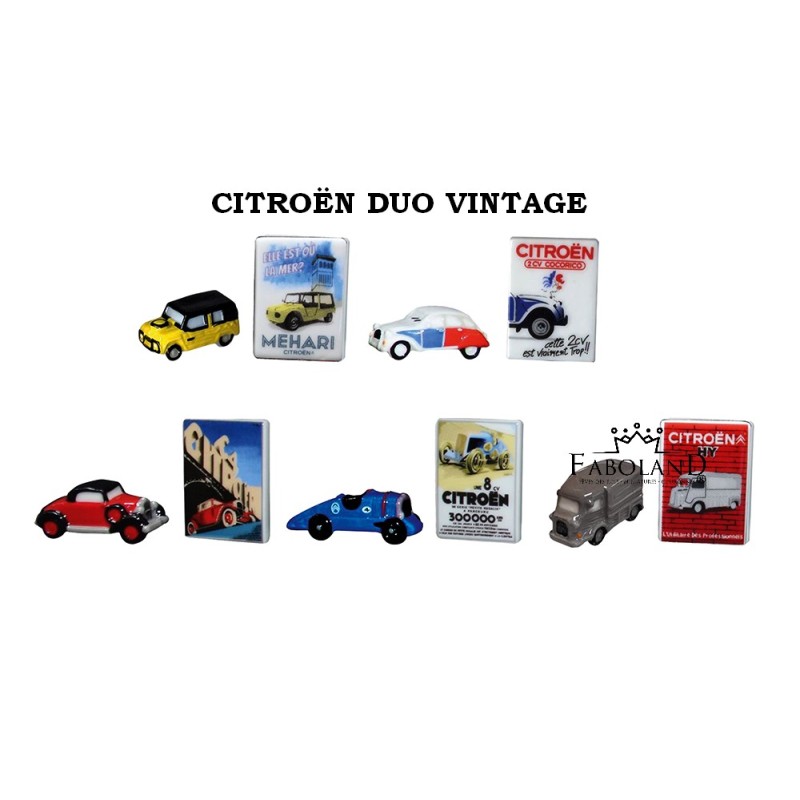 Citroën duo vintage - caja de 100 piezas