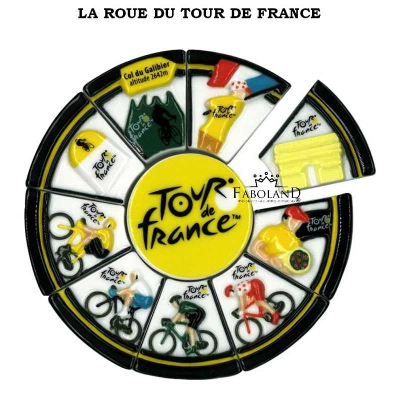 La rueda del tour de Francia