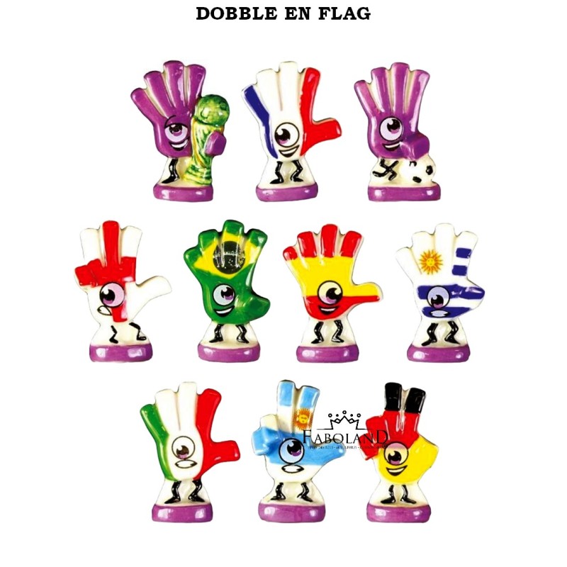DOBBLE en flag - Boîte de 100 pièces