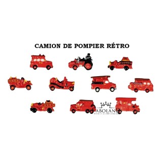 Camión de Bomberos Retro - caja de 100 piezas