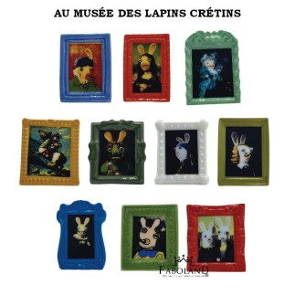 Au musée des lapins crétins - feve epiphanie FABOLAND