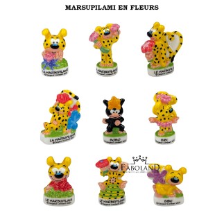MARSUPILAMI en fleurs - Boîte de 100 pièces