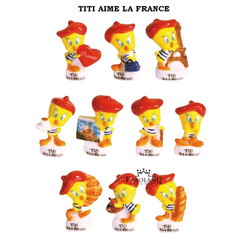 TITI aime la FRANCE - Boîte de 100 pièces
