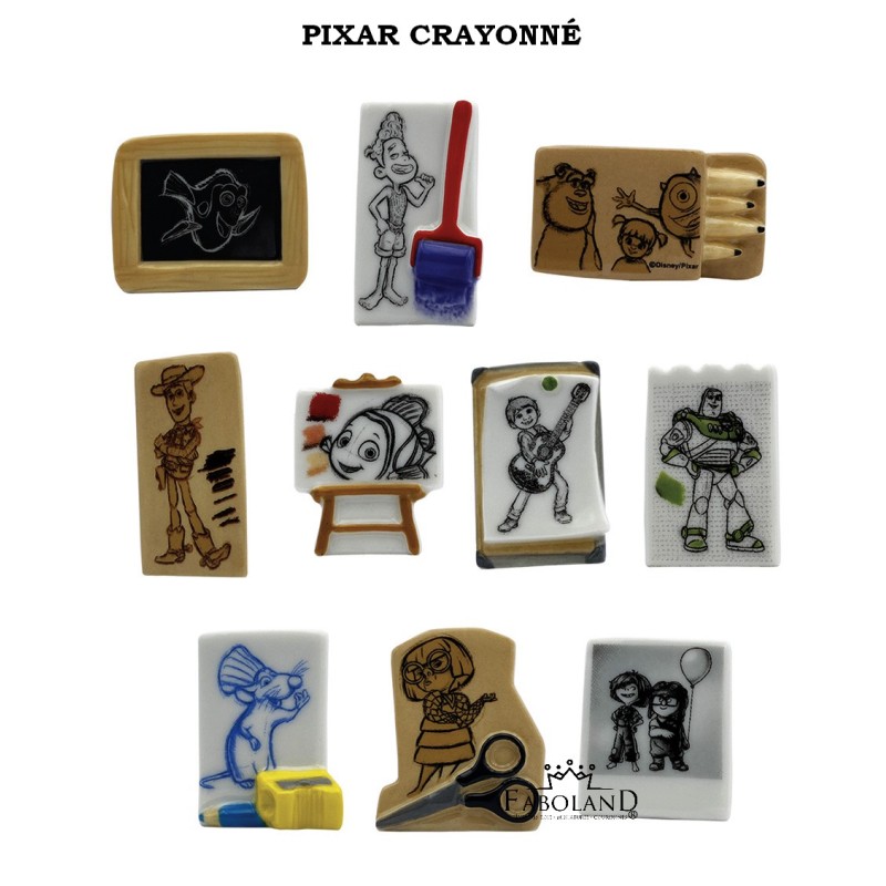 PIXAR crayonné - Boîte de 100 pièces