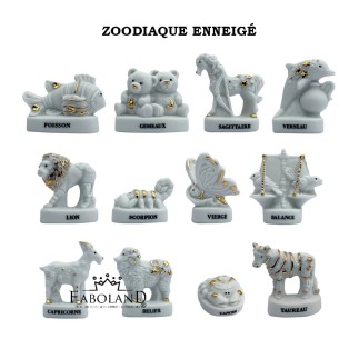 Zodiaque enneigé - feve epiphanie FABOLAND