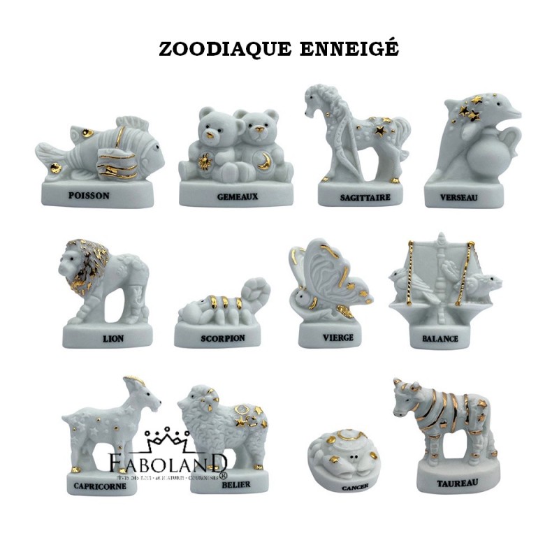 Zodiaque enneigé - feve epiphanie FABOLAND Zodiaque enneigé - feve epiphanie FABOLAND