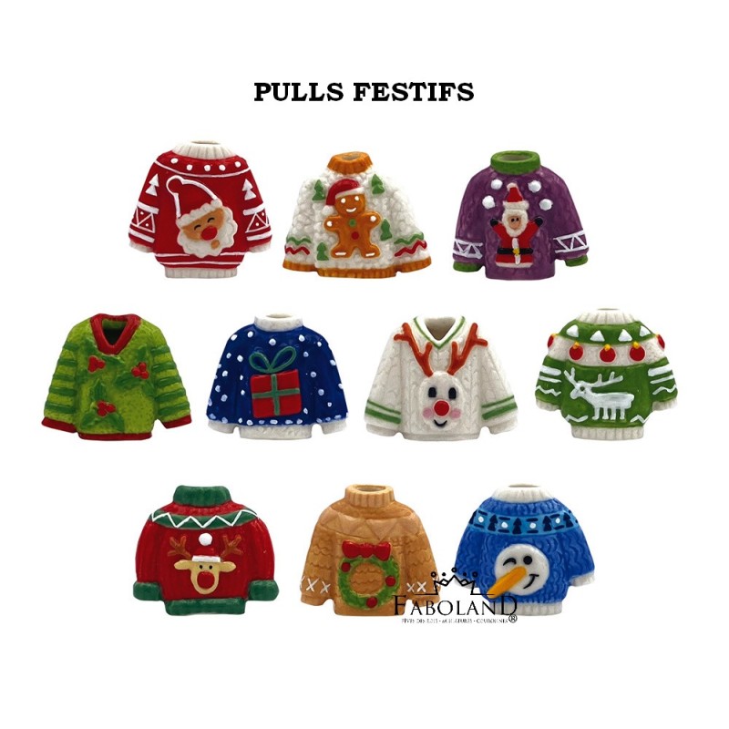 Pulls festifs - feve epiphanie FABOLAND Pulls festifs - feve epiphanie FABOLAND