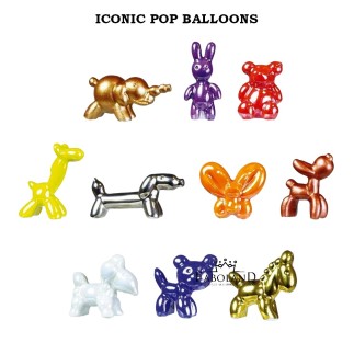 Iconic pop balloons - Boîte de 100 pièces