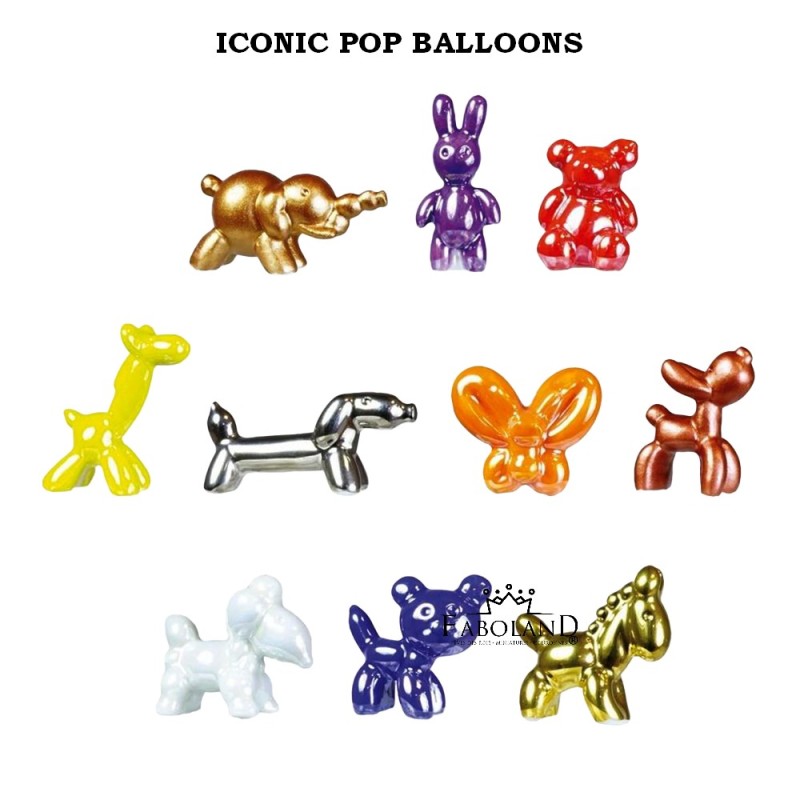 Iconic pop balloons - Boîte de 100 pièces