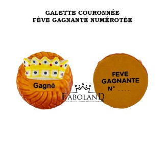 Lote de 5 Muñecos ganadores numerados "roscón coronado"