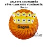 LOT DE 5 FÈVES GAGNANTES Numérotées "Galette couronnée"