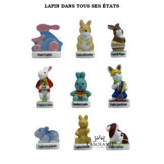 Lapin dans tous ses états - Boîte de 100 pièces