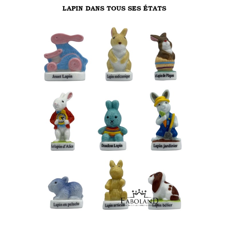 Rabbits in all their forms - box of 100
