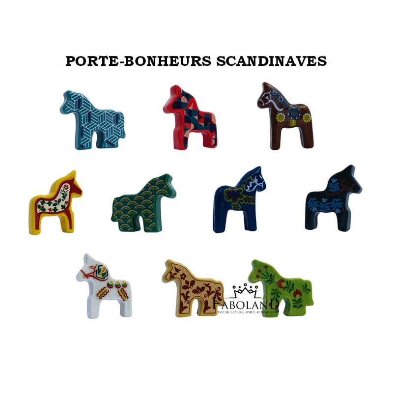 Porte-bonheurs scandinaves - feve epiphanie FABOLAND