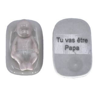 Anuncio original para la llegada de un bebé - Seras papa