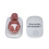 Annonce originale pour l'arrivée d'un bébé - Veux tu être ma marraine ?