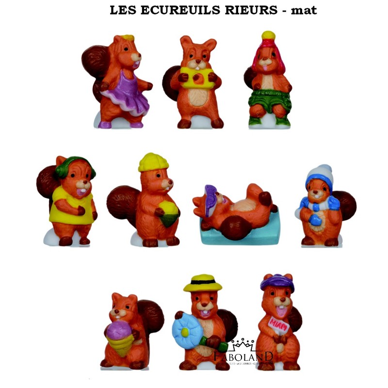 Les écureuils rieurs - Boîte de 100 pièces