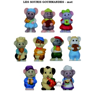 Les souris gourmandes - Boîte de 100 pièces