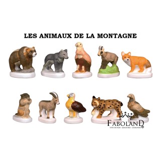 Les animaux de la montagne - Boîte de 100 pièces