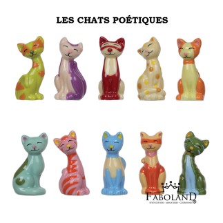 Los Gatos Poéticos - caja de 100 piezas