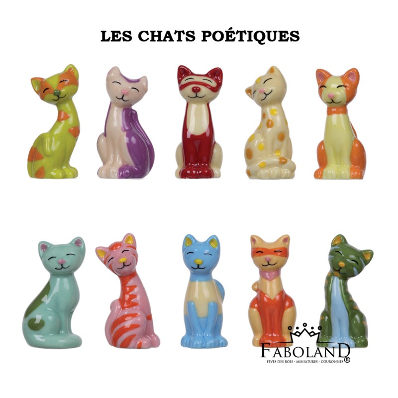 Los Gatos Poéticos - caja de 100 piezas