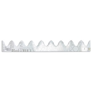 Couronne Roi et Reine argent métal - Boîte de 100 couronnes