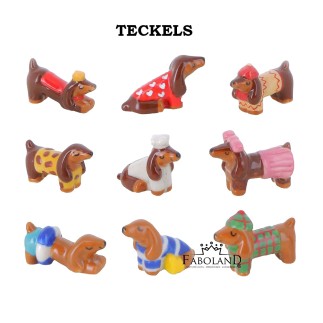 Teckels - fèves épiphanie - FABOLAND